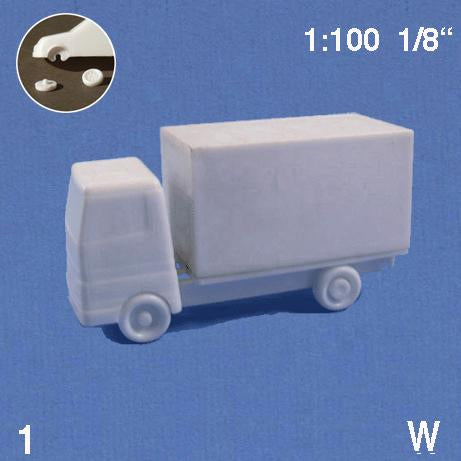 TRUCKS, SELECT FROM 2 DIFFERENT VARIANTS, WHITE, SCALE M=1:100