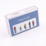 HERMOLI STANDING FIGURES, SCALE M=1:100 (HAND-PAINTED)