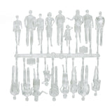 Standing Figures, Scale M=1:50 (White / Transparent)
