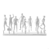 Walking Figures, Scale M=1:50 (White / Transparent)