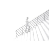 Walking Figures, Scale M=1:50 (White / Transparent)