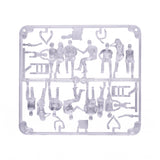 Sitting Figures, Scale M=1:50 (White / Transparent)