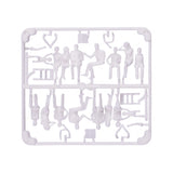 Sitting Figures, Scale M=1:50 (White / Transparent)