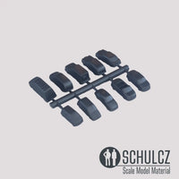 CARS, ASSORTED 10 TYPES, SCALE M=1:200 (IN COLOUR)