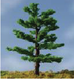 MODEL TREES, METAL WIRE, DARK GREEN