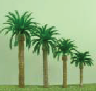 PALM TREE, PLASTIC, MID GREEN