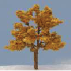 AUTUMN TREE, METAL WIRE, BROWN