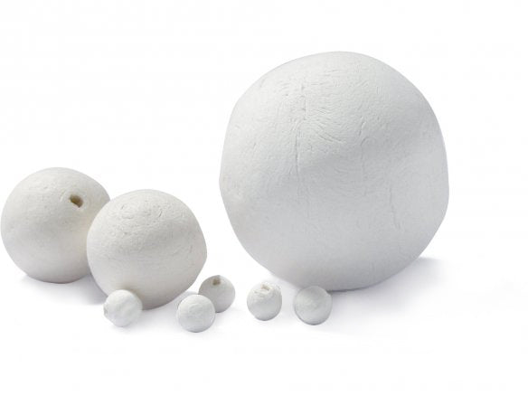 COTTON BALLS, WHITE (SELECT DIAMETER AND PACK SIZE)