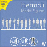 Standing Figures, Scale M=1:200 (White / Transparent)