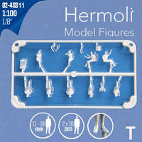 HERMOLI SITTING FIGURES, SCALE M=1:100 (SELECT COLOUR)