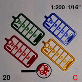 BICYCLES, SCALE M=1:200 (SELECT COLOUR)