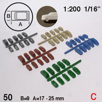 CARS, ASSORTED 10 TYPES, SCALE M=1:200 (SELECT COLOUR)