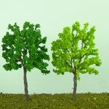 MODEL TREES, METAL WIRE, GREEN, MIXED