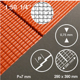 ROOF TILE SHEET WITH RIDGE, M=1:50